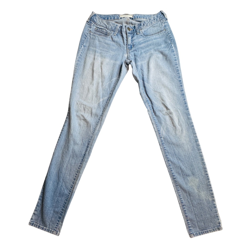 Bullhead Black Legging Skinny Jeans Womens 3 Light Wash Blue Denim Low Rise